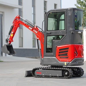 Livraison Gratuite Mini-Excavatrice Hydraulique Hy18 de 1,8 Tonne, Petite Excavatrice sur Chenilles pour Jardin, Prix d'Usine, Excavatrices Agricoles - Product Image 3