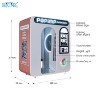 Machine de photomaton interactive à monnayeur, kiosque photo commercial en libre-service pour centre commercial