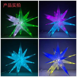 زخارف تجارية خارجية RGB من مورافيا ستار زينة USB Sparkler زخارف حفلات تجارية خارجية لعيد الميلاد - Product Image 3