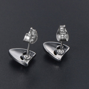 Fashionable Retro Mask <b>Stud</b> Earrings <b>Titanium</b> Steel For Men And Women CF089 - Product Image 4