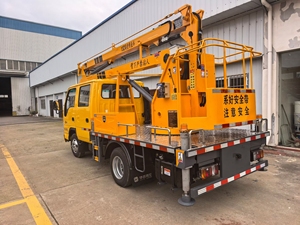 <span class=keywords><strong>Camion</strong></span>-nacelle diesel à flèche télescopique hydraulique pour travaux en hauteur et entretien de construction - Product Image 3