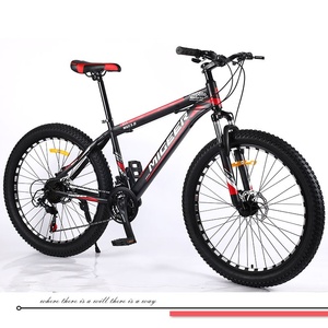 Venta al por mayor de fábrica: Bicicleta de montaña de 26 y <span class=keywords><strong>29</strong></span> <span class=keywords><strong>pulgadas</strong></span> con neumático ancho 3.0, modelo de exportación, cuadro de acero de alto carbono, suspensión doble con horquilla de resorte. - Product Image 4