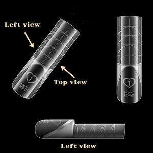 120 Uds./caja Puntas <span class=keywords><strong>de</strong></span> <span class=keywords><strong>Uñas</strong></span> Francesas para Extensión, Doble Molde, 15 Tamaños, Molde <span class=keywords><strong>de</strong></span> Gel para Construcción Rápida <span class=keywords><strong>de</strong></span> <span class=keywords><strong>Uñas</strong></span> - Product Image 4