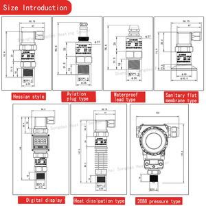 सोडाओ एटेक्स ई 68 स्टेनलेस स्टील <span class=keywords><strong>4</strong></span>-20 मा 0.5-<span class=keywords><strong>4</strong></span>.5v I2c-10kpa-100mp वायु दबाव ट्रांसमीटर वैक्यूम पूर्ण दबाव - Product Image 4