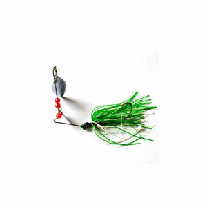 Leurre de pêche 3D Eyes avec tête plombée et cuillère métallique, appât artificiel dur 3D Eyes pour la pêche au spinner et à la ligne. - Product Image 1