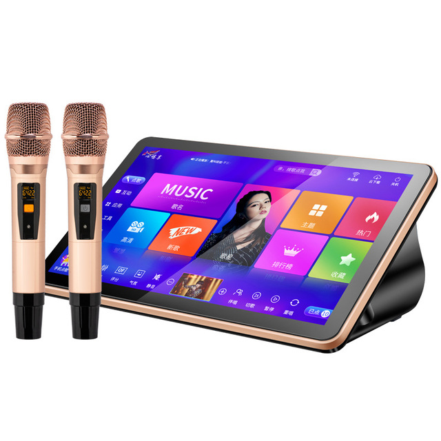 KTV 18.5inch Touch Screen Karaoke Player Wifi Professional Karaoke Machine With Wireless Microphone Portable Karaoke Machine