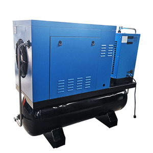 เครื่องอัดอากาศแบบสกรู 10 แรงม้า 7.5 กิโลวัตต์ ใหม่เอี่ยม สำหรับอุตสาหกรรมสิ่งทอ พร้อมระบบทำให้อากาศแห้งและระบบลม - Product Image 3
