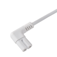 Cordon d'alimentation standard 6A CCC prise générale chine AC électrique 2 broches prise étanche domestique 2m blanc cordons d'extension d'alimentation