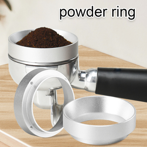 2pcs Set 51mm Espresso <strong>Dosing</strong> Ring Reusable Portable Classic Portafilter Funnel Aluminum Alloy Magnetic Metal Coffee <strong>Dosing</strong> - Product Image 2