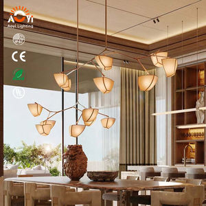 Lámpara <span class=keywords><strong>de</strong></span> Araña Aoyi con Ramas <span class=keywords><strong>de</strong></span> Árbol y Pantallas Esmeriladas - Iluminación Decorativa <span class=keywords><strong>de</strong></span> Alta Gama para Villas y Mansiones <span class=keywords><strong>de</strong></span> Lujo - Product Image 1