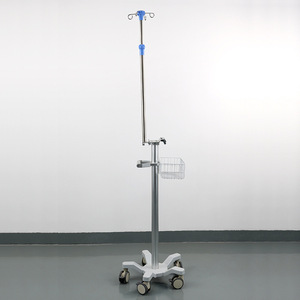 Fixed IV monitor trolley, <b>small</b> IV stand trolley, aluminum alloy trolley, IV <b>pump</b> trolley - Product Image 3