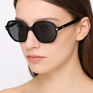 Nuevas gafas de sol rectangulares de acetato SA0507, montura completa, protección UV400, para adultos, se acepta OEM. - Product Image 1