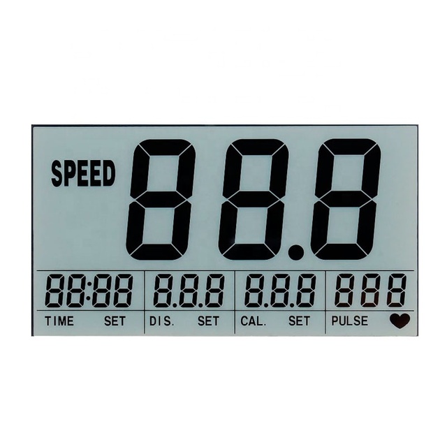 Customized TN FSTN Segment Display Module Transparent LCD Glass Speedometer and Milemeter Custom Digit Display