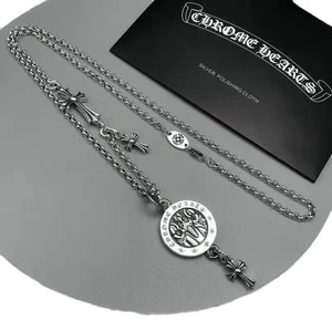 Collar Unisex <span class=keywords><strong>CH</strong></span> de Cobre con Colgante de Espada de Ángel Personalizado, Estilo Punk Retro Hip-Hop, a la Moda - Product Image 5
