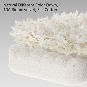 Modernes einfaches nordisches Doppelbett im Wabi-Sabi-Stil im italienischen Stil Net Red Flower Roll Verstellbares Stoff boden bett Haupt schlafzimmer - Product Image 6