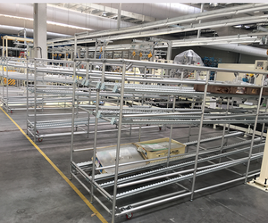 Système de rayonnage de stockage empilable industriel AOCHEN, réglable, multicouche, en acier, résistant à la corrosion, haute résistance - Product Image 2