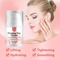 Crème hydratante et raffermissante OEM pour le visage, au collagène, à l'huile de pépins de raisin et à la levure d'oreille d'argent, pour resserrer les pores et illuminer le teint