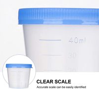 100ml 50ml Contenedor de orina estéril Taza de orina al vacío