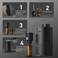 Diffuseur d'arôme de voiture sans eau intelligent USB Mini écran tactile numérique portable parfum d'huile essentielle parfum d'air