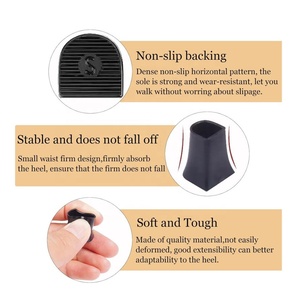 Protectores de Tacón Antideslizantes y Antiruido, Tapas para Tacones, Puntas de Repuesto para Tacones Altos, Protectores para Bodas, Césped y Grava - Product Image 6