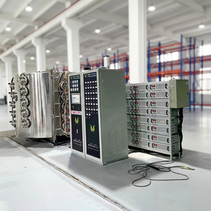 Machine de revêtement sous vide pour revêtement en titane PVD, revêtement en titane arc-en-ciel et placage or, fabriquée en Chine - Product Image 1