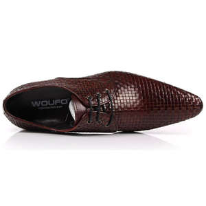 Zapatos Oxford de Cordones Hechos a Mano de Alta Calidad para Hombres de Negocios Formales, Zapatos de Cuero de Lujo con Material de Cuero Genuino - Product Image 5