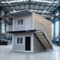 Maison conteneur compacte contemporaine Kolida, design pliable moderne et étanche, en acier, version standard