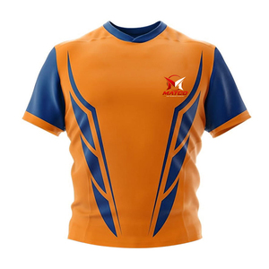 Encuentra ropa deportiva similar: Conjuntos de uniforme de rugby 100% poliéster transpirable, ligeros y de secado rápido. - Product Image 5