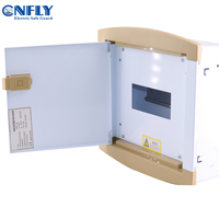 Boîtier de distribution électrique CNFLY 1P 6, 8 ou 10 voies 125A MCB en acier métallique