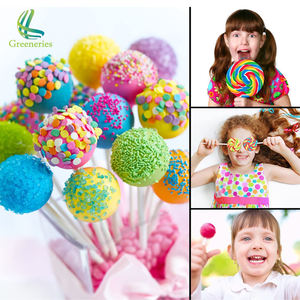 Color personalizado de grado alimenticio de papel de café piruleta larga Pop Sucker Sticks papel para pastel Topper DIY fruta casera caramelo Chocolate - Product Image 4