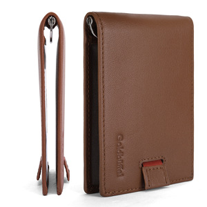Goldbittel Foldable Slim <b>Wallet</b> 5 Inch RFID Protection Men's Business Style <b>Card</b> <b>Holder</b> - Product Image 1