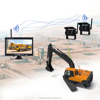 Émetteur-récepteur numérique sans fil de 7 pouces moniteur sans fil étanche pour moniteur de caméra de recul