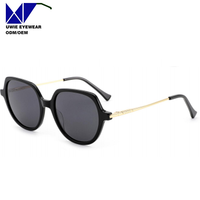 Monture de prescription ovale en acétate sur mesure OEM, taille 51-18-142, polarisée UV400 pour adultes unisexes, MOQ flexible (100 pièces)