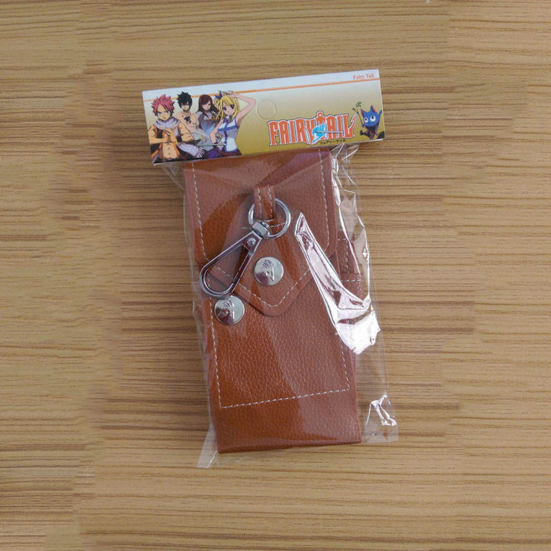 Cosplay Props Anime Fairy Tail Lucy Pu Leather Keychain