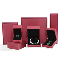 Boîte à bijoux de luxe en cuir PU brossé rectangulaire avec logo personnalisé gravé 2025 – Coffret cadeau très prisé