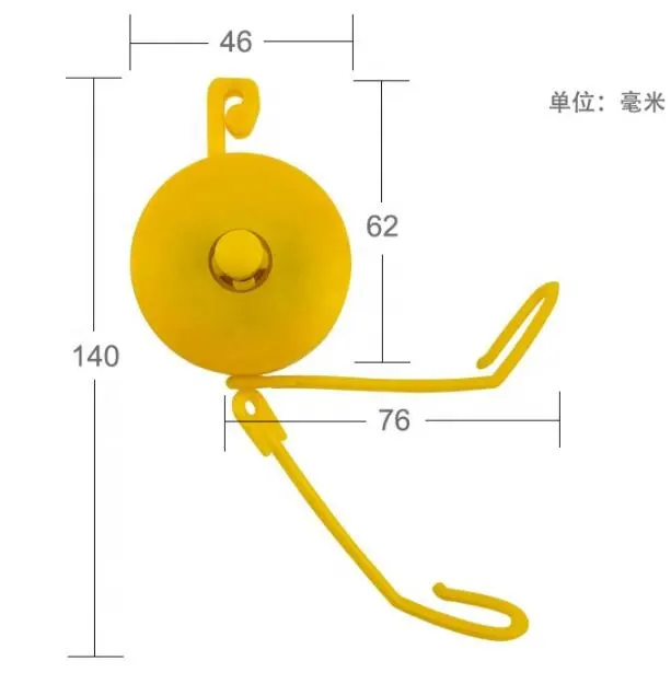 공장 후크 V 모양의 후크 개폐식 식물 요요 행거 스토퍼 성장 지원 텐트 정원 또는 수경법