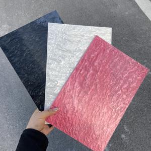 Lot de feuilles acryliques nacrées, épaisseur 3 mm, 200x300 mm, matériau plastique marbré, adapté à la découpe laser pour les créateurs de projets - Product Image 4