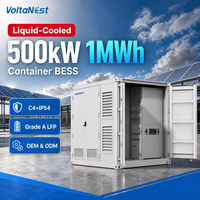 Sistem Penyimpanan Energi Kontainer Berpendingin Cairan VoltaNest 10FT 500KW 1MWh Baterai LiFePO4 untuk Energi Terbarukan