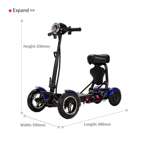 Scooter de Movilidad Plegable Ligero KSM-905A a Precio Accesible para Adultos con Discapacidad, Scooter de Movilidad Todoterreno para Uso en Exteriores - Product Image 5
