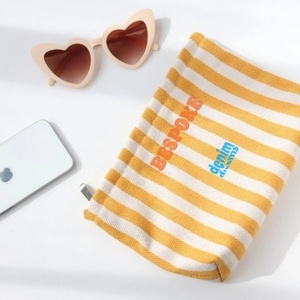 Hot WholeSale Eco-friendly High Quality Promotional Custom Canvas Cotton Cosmetic Bags With Logo - Product Image 1