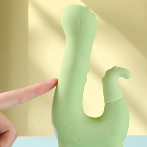 Nuovo Arrivo Vibratore Ricaricabile a Forma di Dinosauro con Funzione di Aspirazione e Riscaldamento per Donne, Stimolatore Clitorideo Impermeabile - Product Image 2