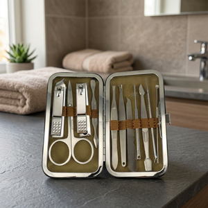 ASAP Eco-Friendly 5 in 1 Classic Stainless Steel <b>Nail</b> Clipper Set Manicure Instrument Tool Adult Use Beauty Accessory - Product Image 3