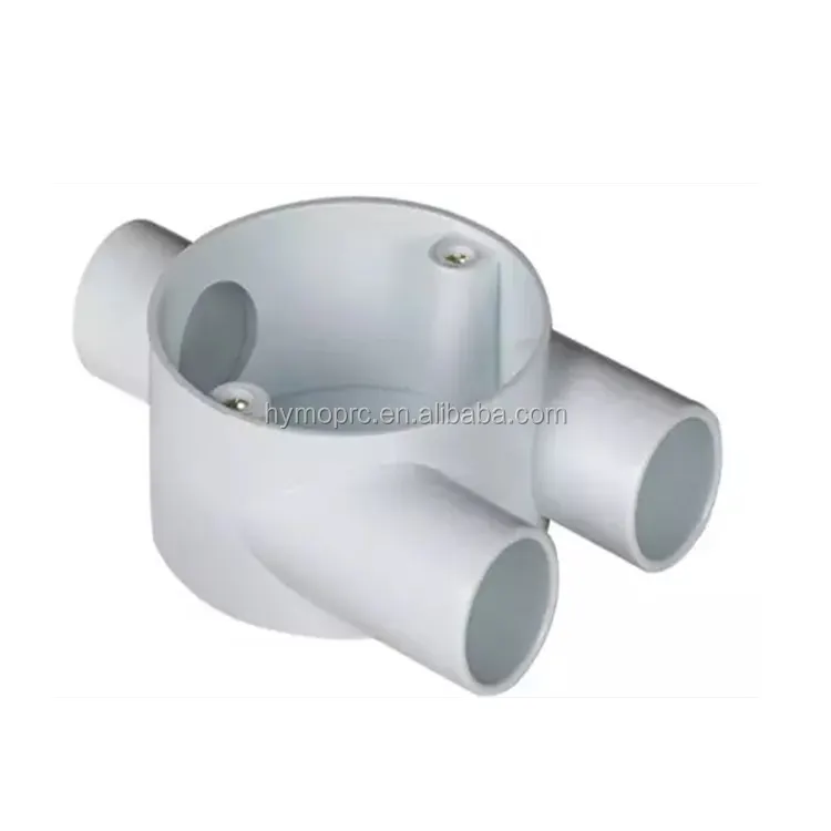 plastic upvc fittings white color din standard pvc conduit pipe and fittings 25mm