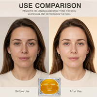 Masque facial en feuille de collagène pour usage domestique, à la niacinamide et à l'aloe vera, éclaircissant, hydratant, réducteur de rougeurs, nourrissant en profondeur