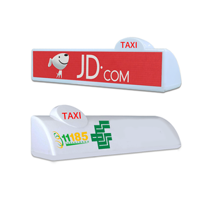 Taxi inteligente Led inteligente a todo color Hd Pantalla de luz superior Gprs4G publicidad coche pantalla fuente fabricantes al por mayor - Product Image 1