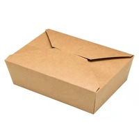 Boîtes alimentaires jetables imprimées en papier kraft, boîtes à gâteaux, boîtes à snacks, emballages pour gâteaux, boîtes à cupcakes, emballages pliables