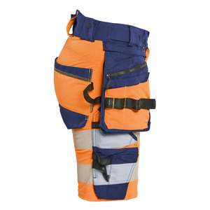 BLAKLADER - 702016485389C44 Pantalones cortos Hi-Vis para mujer 4-Way stretch Naranja/Azul marino-EAN 7330509928288 ROPA DE TRABAJO DE LA HI-VIS - Product Image 5