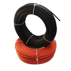 Cable de alimentación Solar DC, Cable de cobre estañado, CA527-SL de Panel Solar de 2,5mm, 4 mm2, 6 mm2, color rojo y negro