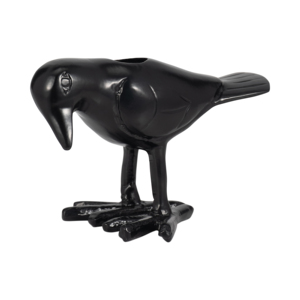 Portacandele Decorativo a Forma di Corvo, Supporto Classico per Candele a Forma di Uccello per Mensole, Scrivanie e Caminetti - Product Image 3