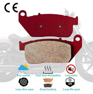 Pastillas de freno de disco de motocicleta delantera OE 4283104 Custom Sportster HD para <span class=keywords><strong>HARLEY</strong></span> <span class=keywords><strong>DAVIDSON</strong></span> XL 1200c 50 883 <span class=keywords><strong>C</strong></span> L R N L Superlow - Product Image 4